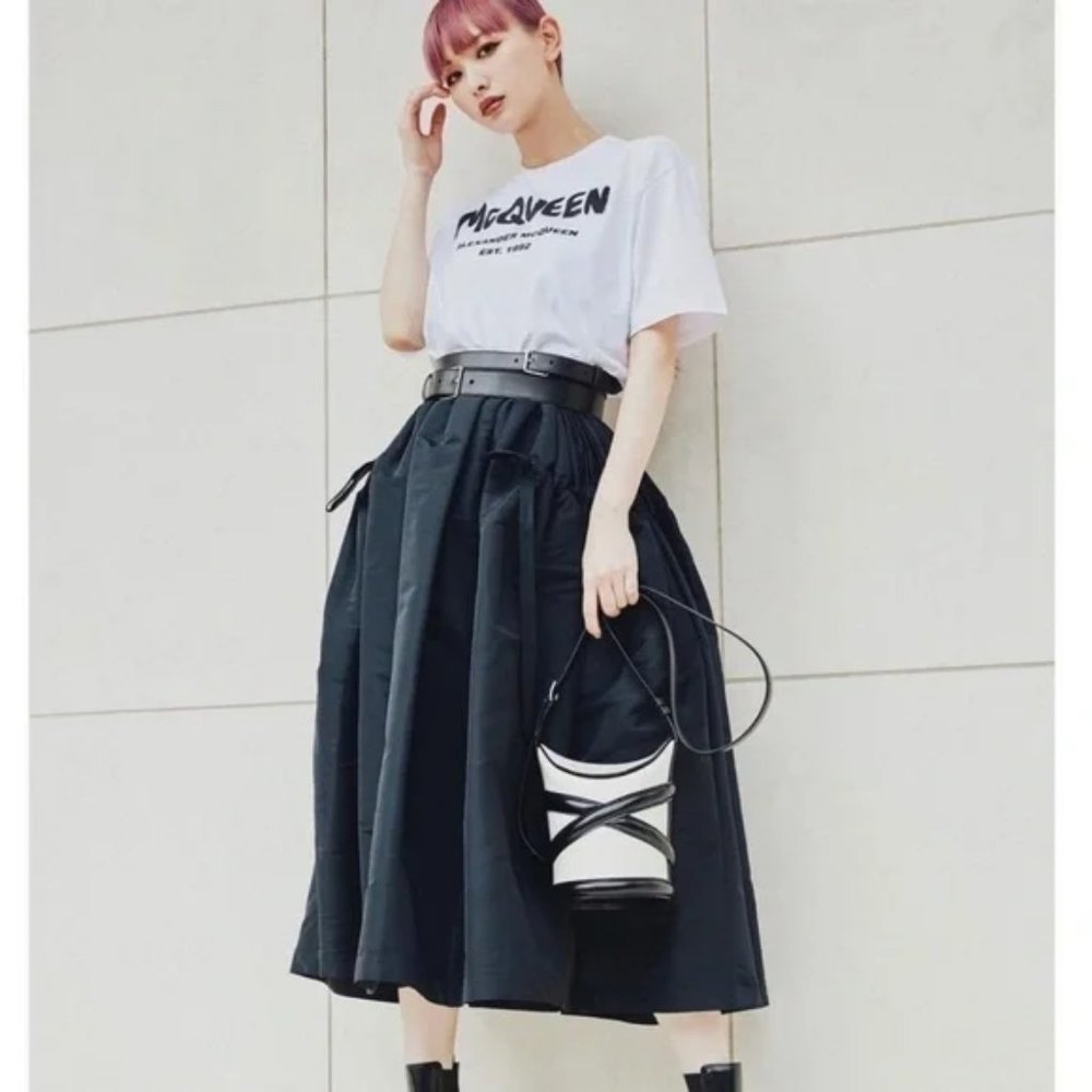 Black Midi Skirt